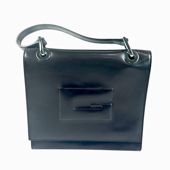 Gucci Vintage Small Black Shoulder Bag - Picture 1 of 10